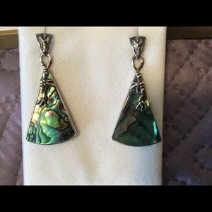 Sajen 925 Silver - Abalone Stud Earrings